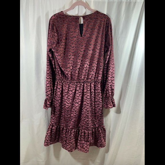 NEW MICHAEL Michael Kors Velvet Tie‎ Waist Dress - Picture 6 of 8